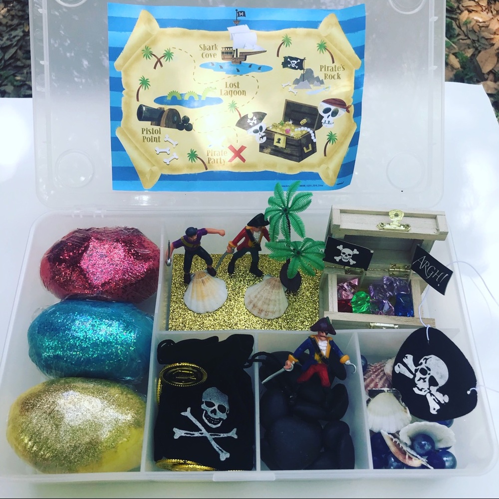 Pirate Sensory Playdough Kit